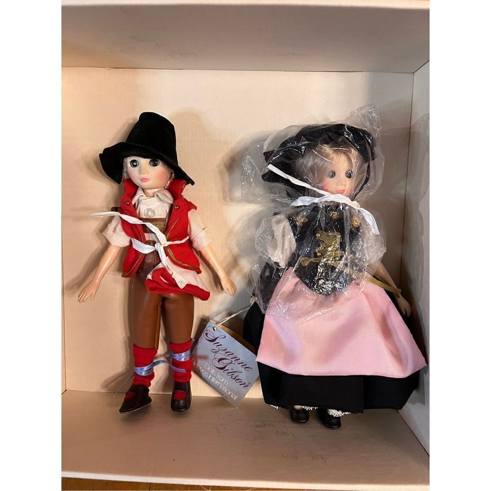 Suzanne Gibson 9" Reeves International Swiss Boy and Girl 1986 #5102